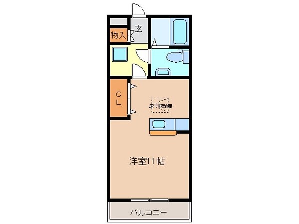 霞ケ浦駅 徒歩18分 2階の物件間取画像